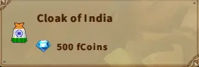 America FWC | Cloak of India