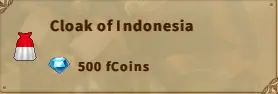 America FWC | Cloak of Indonesia