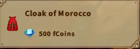 America FWC | Cloak of Morocco