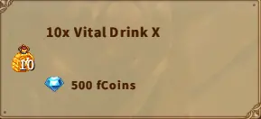 America FWC | 10x Vital Drink X