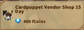 America FWC | Cardpuppet Vendor Shop 15 Day