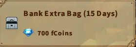 America FWC | Bank Extra Bag(15 Days)