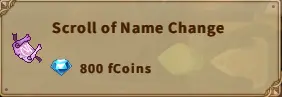 America FWC | Scroll of Name Change