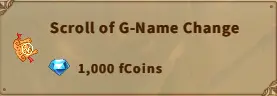 America FWC | Scroll of G-Name Change