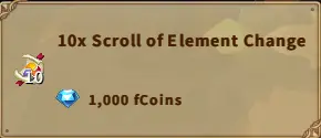 America FWC | 10x Scroll of Element Change