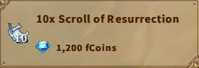America FWC | 10x Scroll of Resurrection
