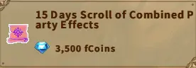 America FWC | 15 Days Scroll of Combined Party Effects