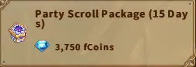 America FWC | Party Scroll Package(15 Days)