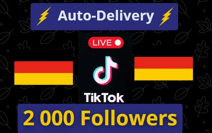 | Auto Delivery | Germany| 2000 Followers | Live Ready | Full Access |+BONUS