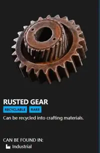  Rusted Gear - Real stock + Fast delivery