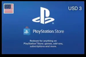 PSN Gift Card USD 3 (US)