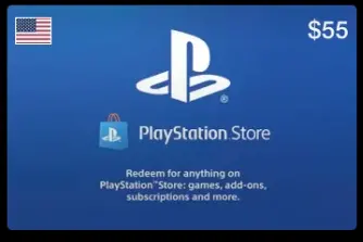 PSN Gift Card USD 55 (US)