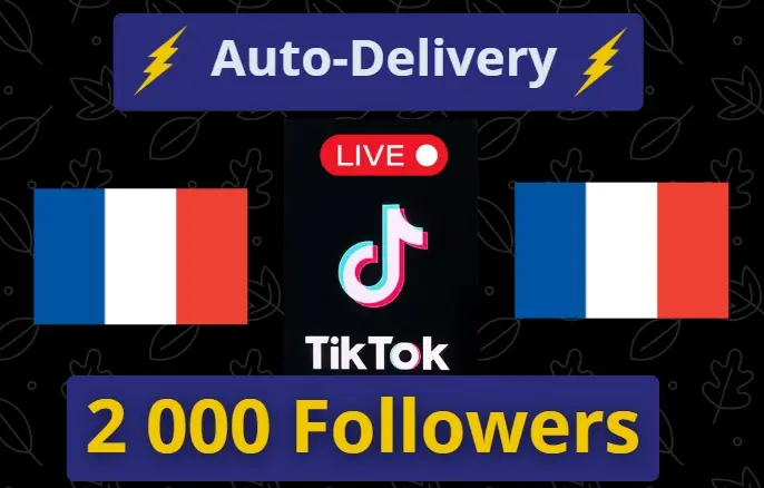 | Auto Delivery | France | 2000 Followers | Live Ready | Full Access |+BONUS