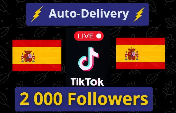 | Auto Delivery | Spain| 2000 Followers | Live Ready | Full Access |+BONUS