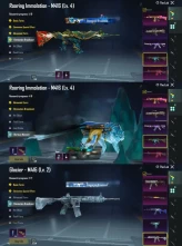 iOS Android - Level 60 - M416 Roaring lmmolation (Tiger) M416 Glacier - Beutiful Kill Massage - 13 Upgrade Gun - Code673