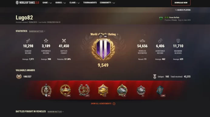  [NA/US]  GOLD 150,794 | 50 TIER X | 85 PREMIUM TANK | 57% WIN | RARE T95/FV4201 Chieftain +  FV215b (183) + Object 452K | PASSWORD CHANGEABLE