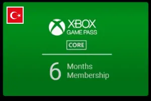 Xbox Game Pass Core (TR) > 6 Months Membership (TR)