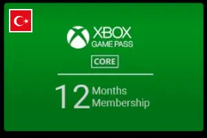 Xbox Game Pass Core (TR) > 12 Months Membership (TR)