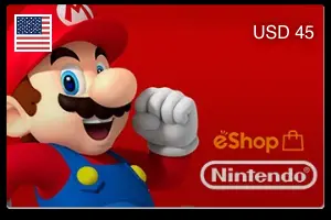 Nintendo eShop Card USD 45 (US)