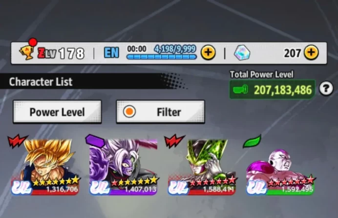 D811-IOS+Android-4 UL(Frieza Full Red Star+Cell Full Red Star+Zamasu Red Star)+21 Legends+Good Equipment+Broly+Nappa+Frieza Zenkai+Team Frieza