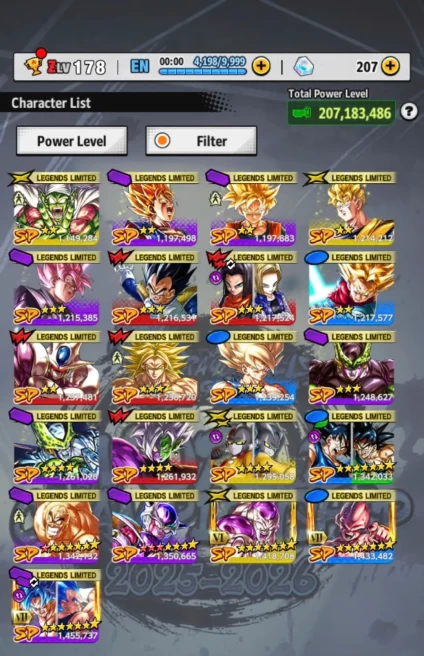 D811-IOS+Android-4 UL(Frieza Full Red Star+Cell Full Red Star+Zamasu Red Star)+21 Legends+Good Equipment+Broly+Nappa+Frieza Zenkai+Team Frieza