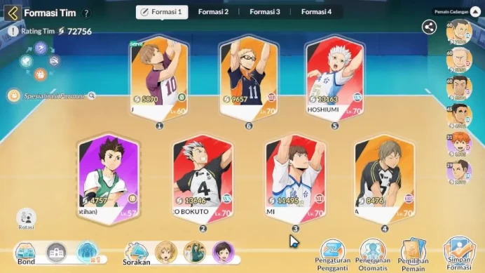 SEA|Lvl 41|2,7K DM+50 Ticket Memo|3 UR+Memo [Hoshiumi,Bokuto,Hirugami]+10 SSR [Tanaka,Tsukishima,Etc]|Google|Check SS (HFH819)