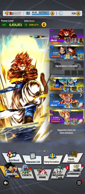D808-IOS+Android-Good Team Fusion+6 UL(SS4 Gogeta+Majin Vegeta+Super Gogeta)+54 Legends+Vip EquipmenT+Nice Zenkai+Many LL Good Star+Ready PVP