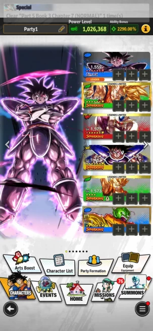 T4-IOS+Android-UL Turles Full Red Star+SS2 Goku Zenkai+Cooler Red Star+Have Story+Event Farm CC