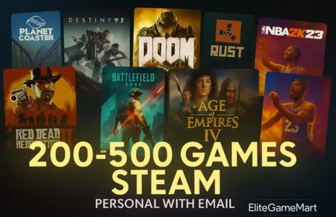 200-500 GAMES [ONLINE STEAM] Full access + Guarantee