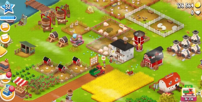 H77 | Hay Day Farm Lvl 32+ | Barn 1000 | Silo 500 | 271+ Silo Tools | 126K Coins ◈ Full Access