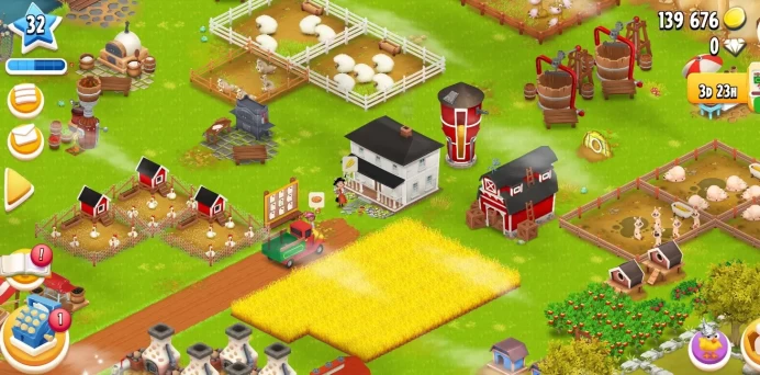 H80 ◈ Hay Day Account Lvl 32◈ Barn 1000 ◈ Silo 500 ◈ 139K Coins ◈ 300+ Silo Tools ◈ Cheap Rate Account