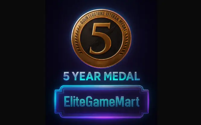 ACCOUNT WITH >>> MEDAL 5 YEARS OF SERVICE <<< | INSTANT ISSUE