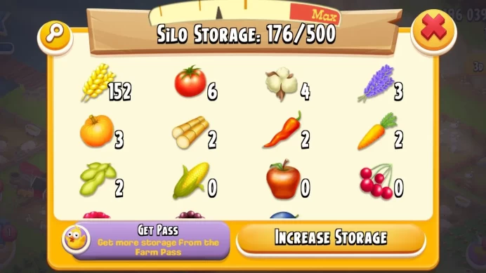 H82 ▰ Limited Time Offer Hay Day Farm ▰ Lvl 33 ▰ 1000 Barn ▰ 500 Silo ▰ 186K Coins ▰ 216+ Silo Upgrade Tools ▰ Limited Time Offer