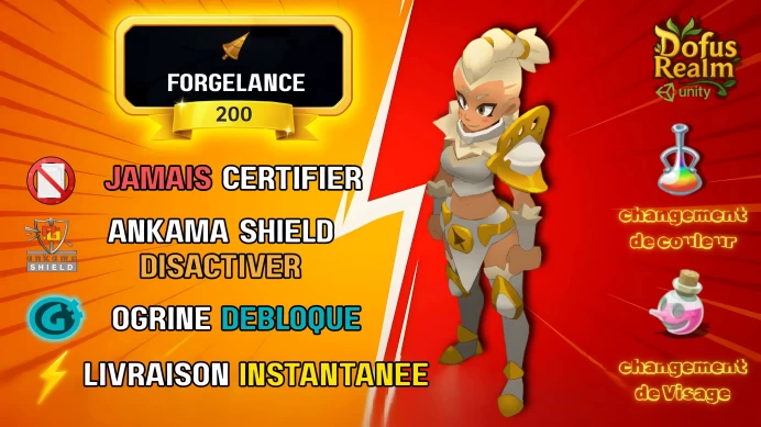 Forgelance Niveau 200 Rafal • Jamais Certifié • Ultra Sécurisé