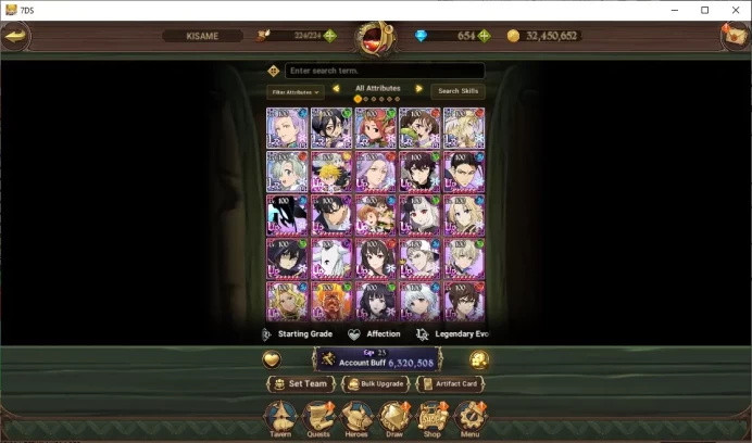 Asia|6,3M CC|6 LR, 7 UR + Collab Solev, TOG, Konosuba, etc(Eli Meli 5/6, Beru 4/6, Escanor 4/6, KDiane 2/6)Code Only|SDS2517