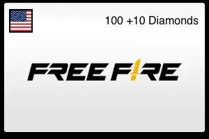 Free Fire Gift Card 100 +10 Diamonds (US)
