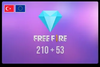 Free Fire - Garena Diamonds 210 + 53 (TR+EU)