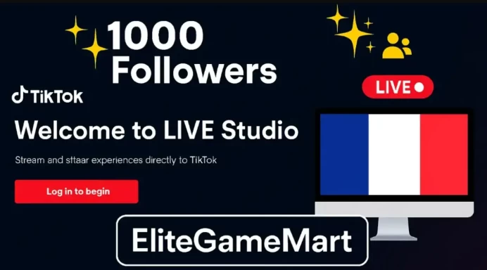 France | Account | TikTok 1.000-2.000 Followers | Live Studio + live Phone You Can Activated | Full Mail Access | Best Price By EliteGameMart
