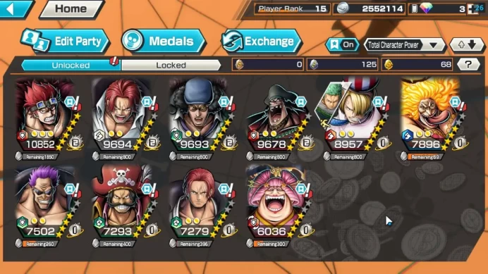 Global|8 META EX|Divine Depart Shanks,FR Shanks,BlackBeard Kuzan,King Pirates D Roger Etc|Rank 15|Log Bandai|Check SS(OPBR1203)
