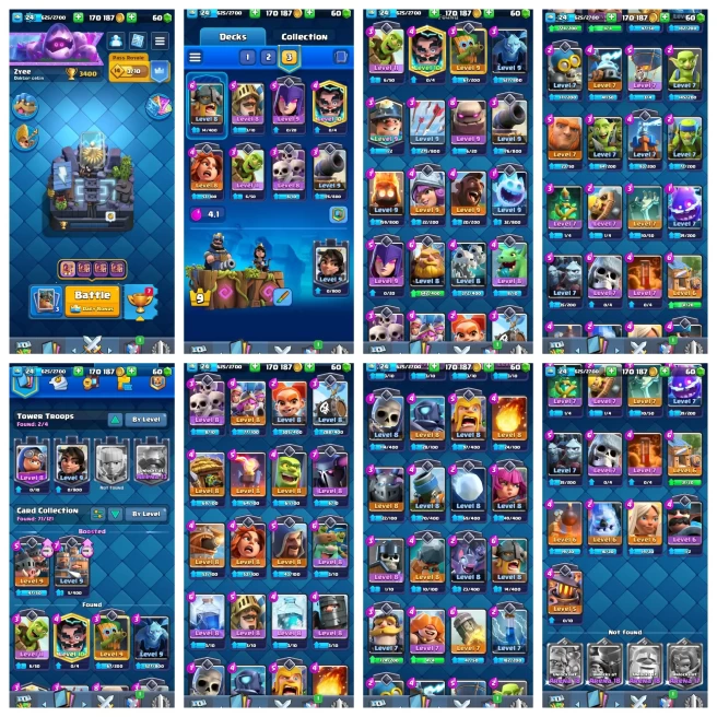 R94【KT 9_LVL 24】71/121 CARD FOUND◈170K GOLD◈8 EMOTE◈NC FREE◈INSTANT DELIVERY