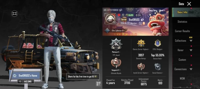 LvL75 | +40 Sets | +36 Halmets | +12 Backpacks |+10 Gun|P102