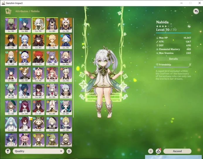 ASIA|AR 56 | 7 Limited + 4 [5 Star's Weapon]|Itto+Sign,Furina,Zhongli,Hu Tao,Nahida,Etc| Mc Male |TakeEmail|CheckSS(GI3472)