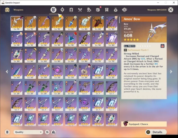 ASIA|AR 60|14 Limited + 7 [5* Weapon][Raiden C1+Sign,Escofier,Furina,Kazuha,Eula,Arlecc,Yelan,Etc]|Take Email|Check SS(GI3484)