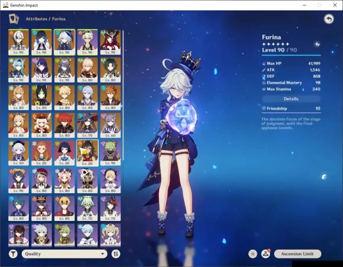 ASIA|AR 60|14 Limited + 7 [5* Weapon][Raiden C1+Sign,Escofier,Furina,Kazuha,Eula,Arlecc,Yelan,Etc]|Take Email|Check SS(GI3484)