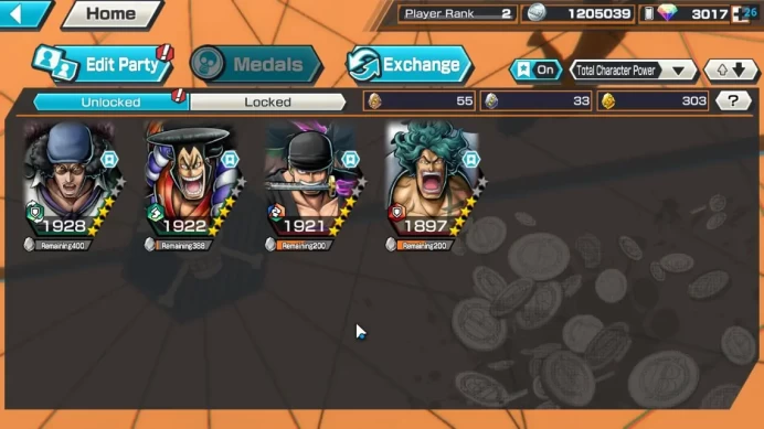 Global| 3 META EX|BlackBeard Kuzan,Onigashima Roronoa Zoro,Kozuki Oden|Rank 2|Log Bandai|Check SS(OPBR1218)
