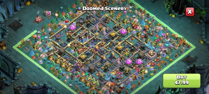 [ Perfect Th18 ] BK105_AQ105_MP95_GW80_RC55: Xp 267 { 6 Rare Epic Max } Nc Reday, 4600 Ws, 950 Medal Cwl, 8500 Gem, 125 Wall Max, 6 Map WAR