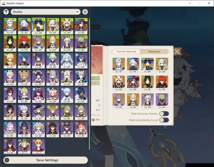 ASIA|AR 45| 5 Limited + 2 [5 Star Weapon]|[Neuvillette,Nahida,Wanderer,Furina,Itto]| IF 59 |MC Male|Take Email|Check SS(GI3521)