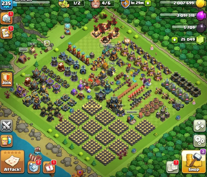 TH17 99% MAX (INSTANT TH18 POSSIBLE )!! 25K GEMS !! MAX HEROES !! ATB 5708 !! 3677 WAR STAR !! 10 EPIC EQUIPMENTS (3 EPIC MAX & 2 EPIC LVL26)