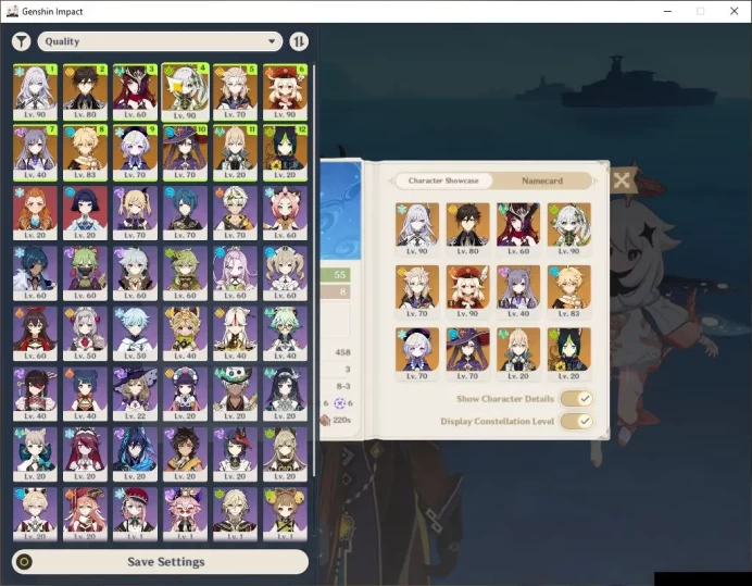 ASIA|AR 55| 6 Limited + 2 [5 Star Weapon]|[Chasca,Zhongli,Klee,Nahida,Skirk,Albedo]|MC Male|Take Email|Check SS(GI3529)
