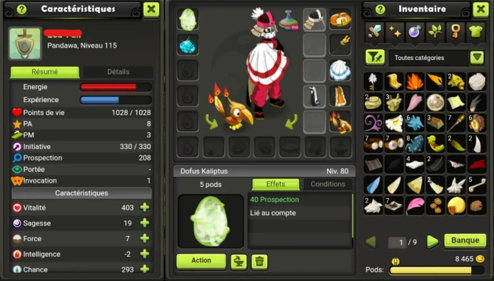 Pandawa LVL 115 Tiliwan / Non Certifie, Securite 100 % !